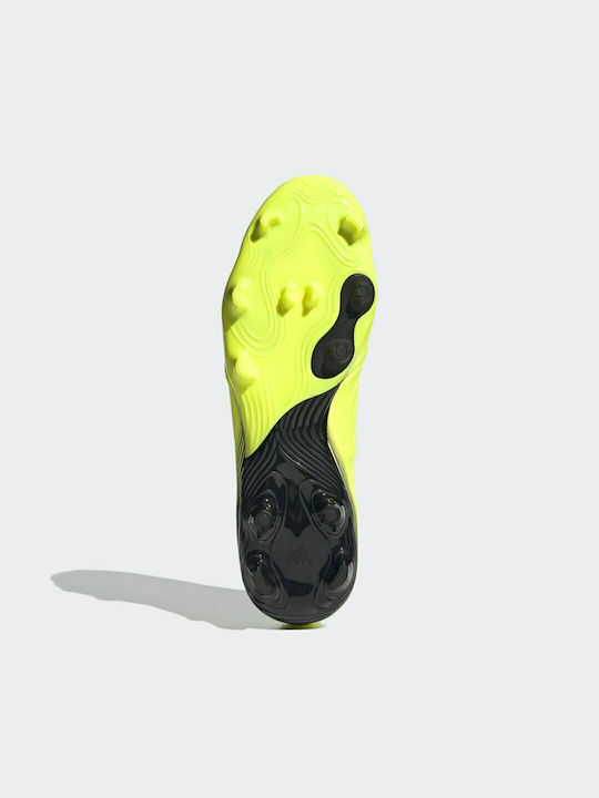 Adidas Sense.3 FG Χαμηλά Ποδοσφαιρικά Παπούτσια με Τάπες Team Solar Yellow / Core Black / Solar Red