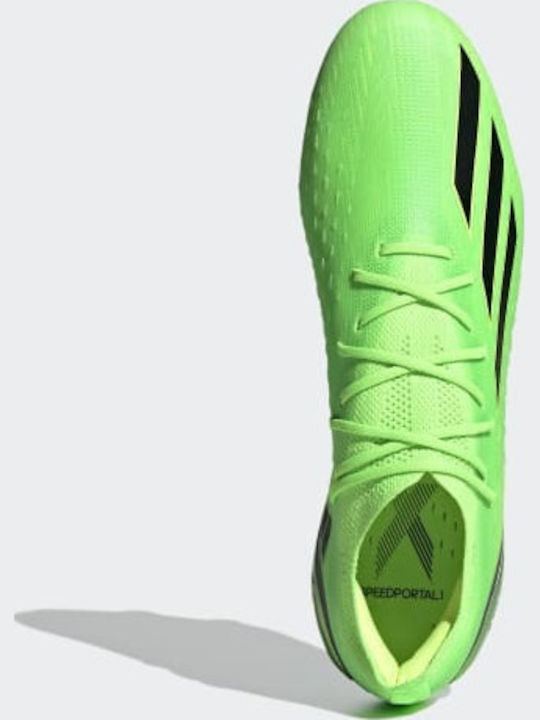 adidas X Speedportal.1 Football Shoes with Cleats Solar Green / Core Black / Solar Yellow