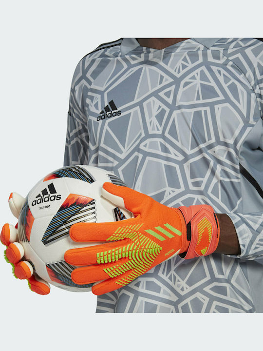 adidas Predator Edge League Adults Goalkeeper Gloves Orange