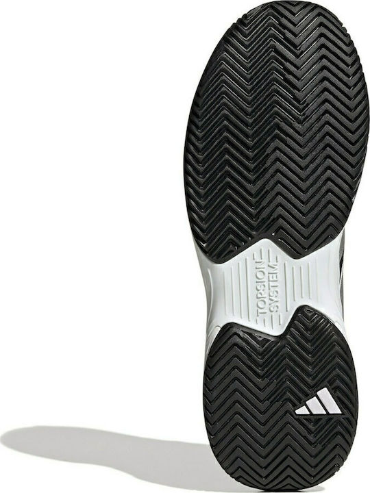adidas Courtjam Control Men's Tennis Shoes for All Courts Core Black / Silver Metallic / Cloud White