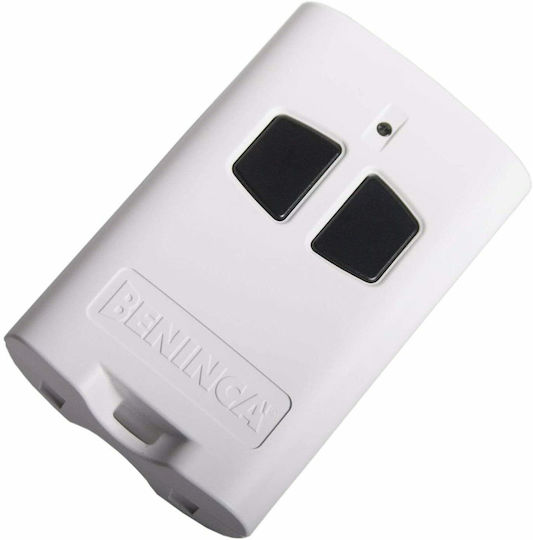 Beninca To.Go 2 2-Channel Garage Door Remote Control with Rolling Code 433.92MHz White