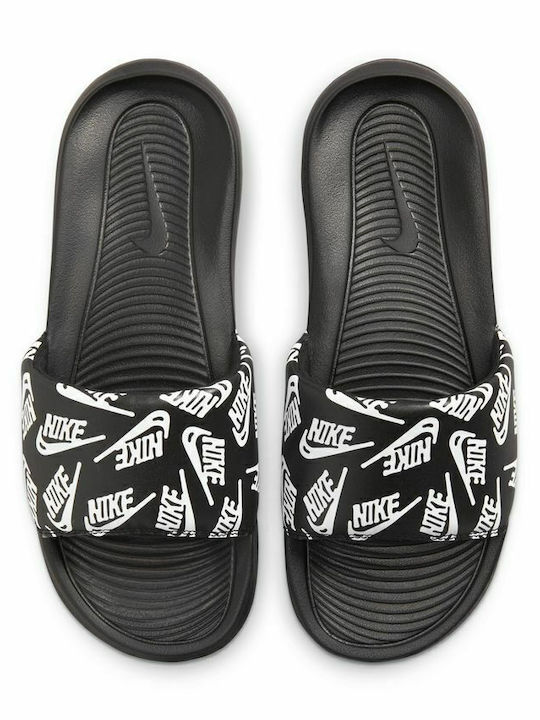 Victori One Print Herren Slides Black/White