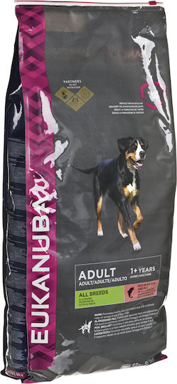 Eukanuba Adult All Breeds 12kg Dry Food for Adult Dogs with Salmon and Rice