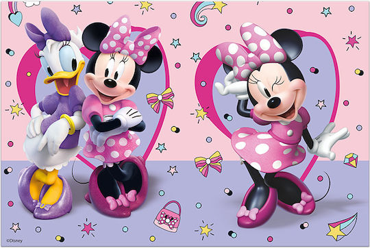 Minnie Junior Disney Τραπεζομάντηλο για Party Minnie Πλαστικό 180x120cm Ροζ B-93833-141844