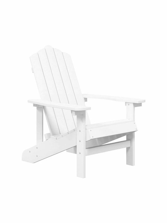 Outdoor-Sessel Polypropylen Weiß 2Stück 73x83x92εκ.