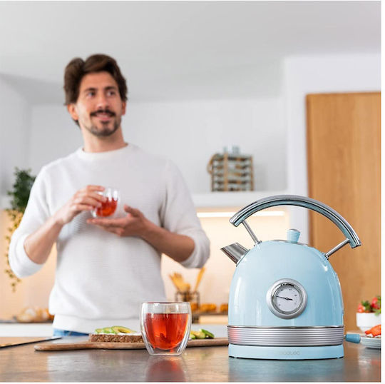 Cecotec Thermosense 420 Vintage Βραστήρας 1.8lt 2200W Μπλε