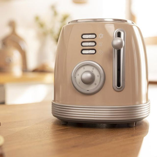 Cecotec Vintage 800 Toaster 2 Schlitze 850W Beige