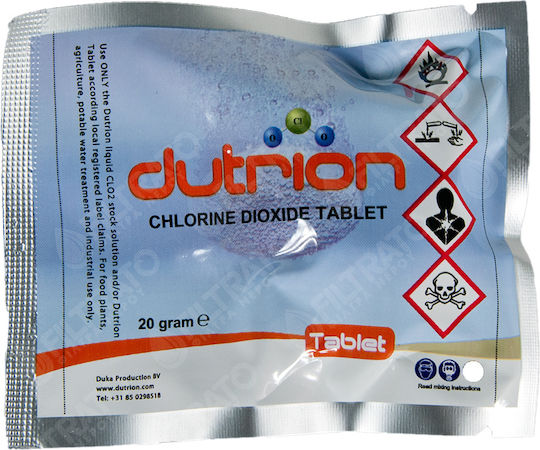 Dutrion Ταμπλέτες Χλωρίου Πισίνας 20gr