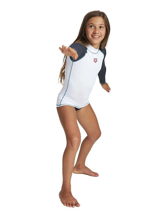 Arena Kids Swimwear Rashguard White