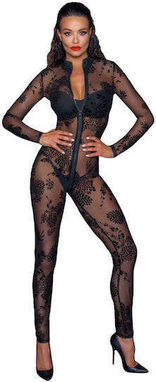 Noir Handmade Overall Flock Costum De Baie Întreg Pentru Gravide Negru
