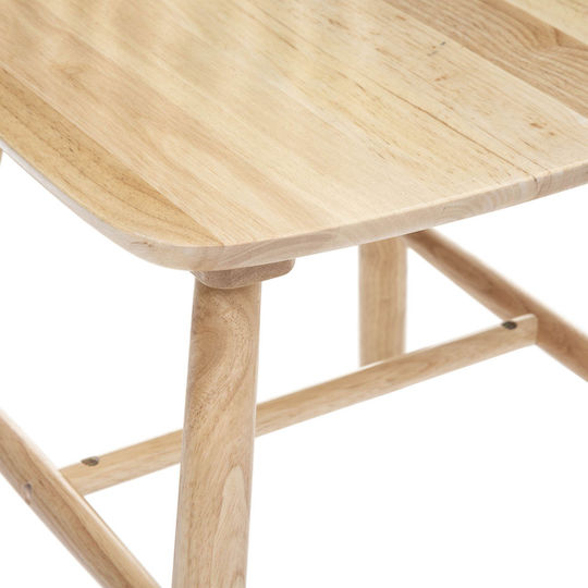 Isabel Καρέκλα Κουζίνας Ξύλινη Natural 46.5x52x87εκ.
