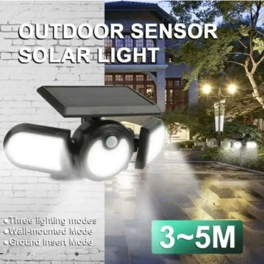 Aerbes AB-TA106 Proiector Solar LED Etanș 2.5W cu Fotocelul IP65