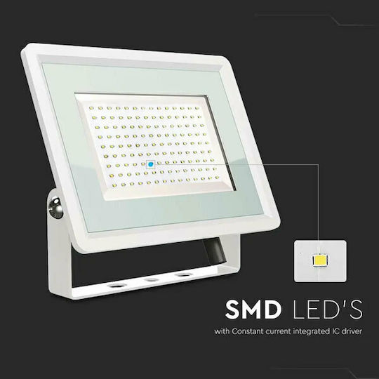 V-TAC F-class Waterproof LED Floodlight 200W Natural White 4000K IP65