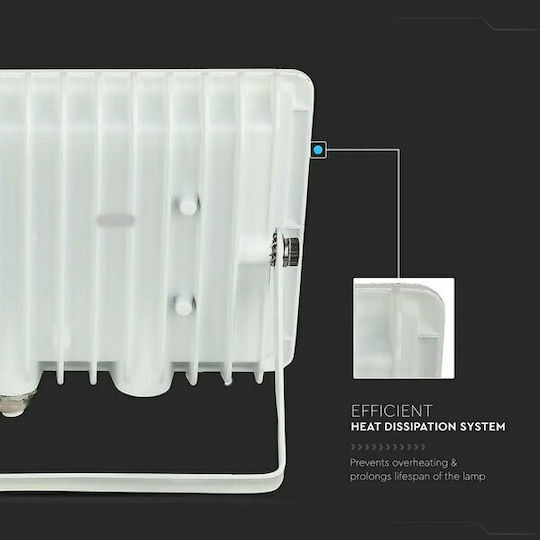 V-TAC Waterproof LED Floodlight 50W Cold White 6500K IP65