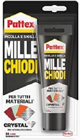 Pattex Mille Chiodi Crystal Liquid Wood Glue Transparent 90gr