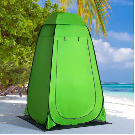 Outsunny Summer Camping Tent Pop Up Toilet Green 126x124x189cm