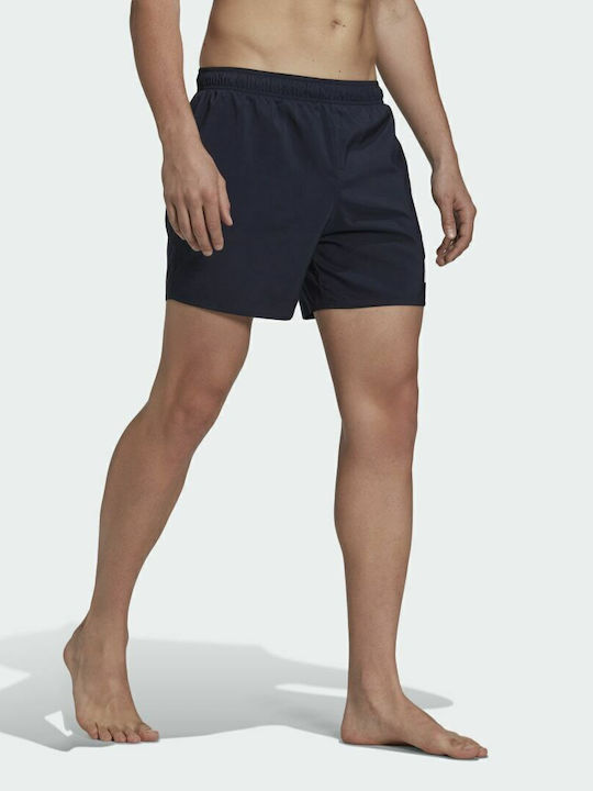 Solid Clx Costume De Baie Bărbați Pantaloni Scurți Albastru