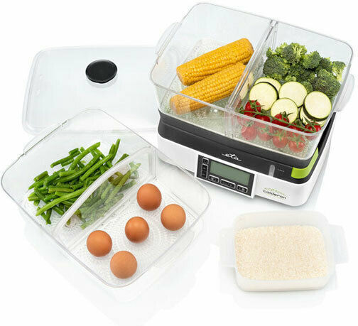 ETA Calderon II Food Steamer with 2 Steaming Decks 11lt