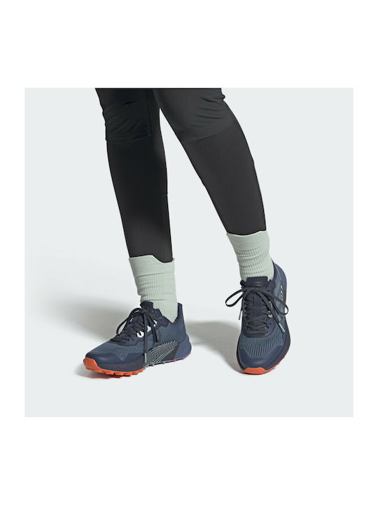 Terrex Agravic Flow 2.0 Sport Shoes Trail Running Wonder Steel / Magic Grey Met / Pulse Lilac