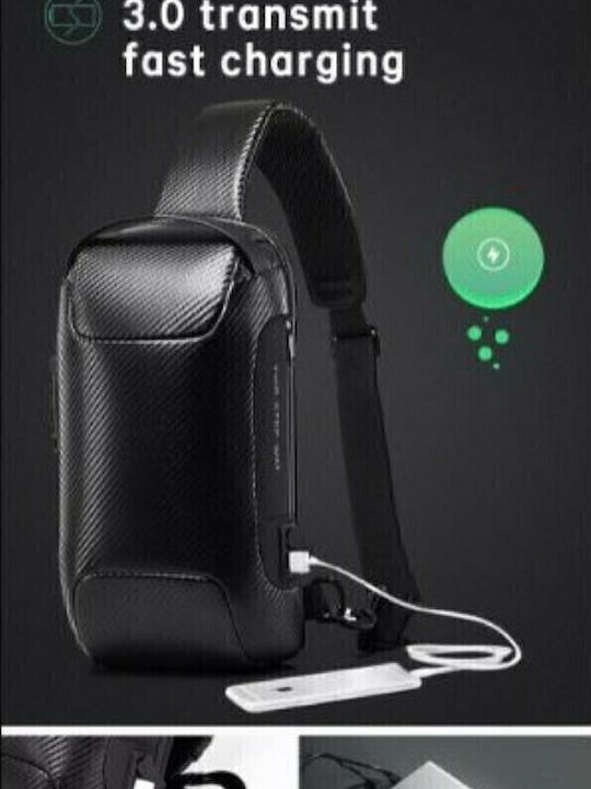 Plus Men's Bag Sling Black Plus