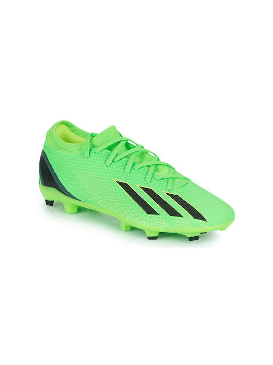 Adidas X Speedportal.3 FG Χαμηλά Ποδοσφαιρικά Παπούτσια με Τάπες Πράσινα