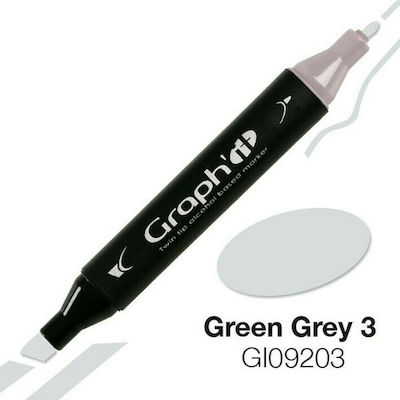 Graph' it Marker Permanent 0.8mm Green Grey 3