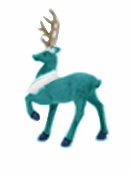 Iliadis Weihnachtliche Figur Hirsche Blau Höhe 34cm mit goldenen Hörnern