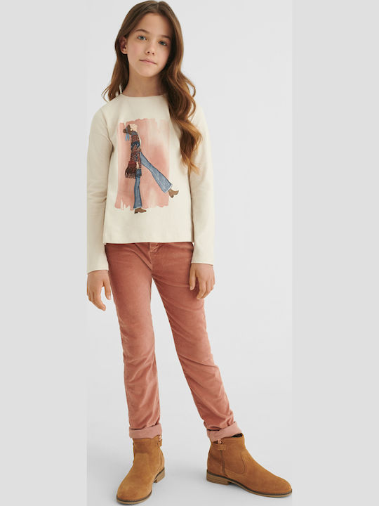 Kids' Corduroy Pants Orange