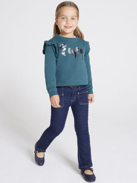 Mayoral Girls Denim Trouser Blue