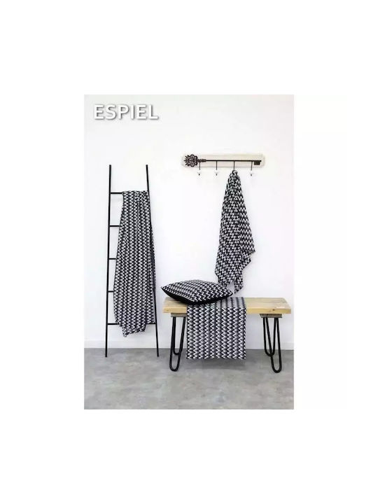 Espiel Μαξιλάρι Καναπέ Μαύρο 40x40εκ.