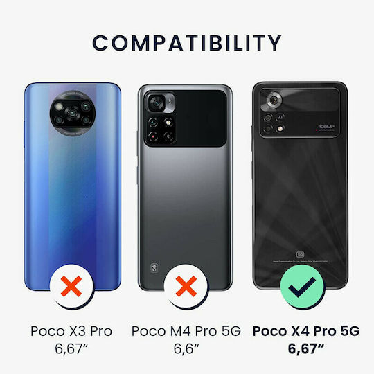 KWmobile Back Cover Silicone Metallic Blackberry (Poco X4 Pro 5G)
