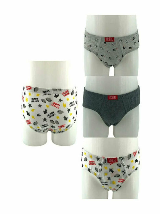 IDER Kids Set with Briefs Gray 3pcs