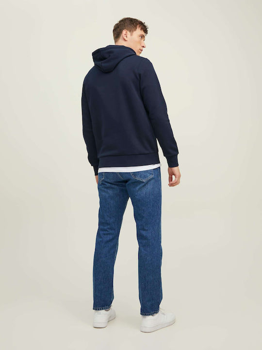 Jack & Jones Sweatshirt with Hood Navy Blue