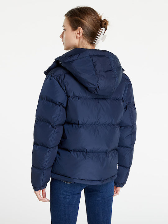 'ALASKA' Kurz Damen Puffer Jacke für Winter Twilight Navy