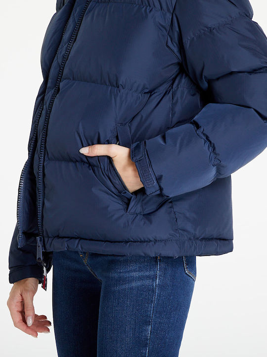 'ALASKA' Kurz Damen Puffer Jacke für Winter Twilight Navy