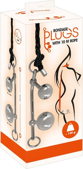 You2Toys Bondage Plugs with 10m Rope BDSM Аксесоар