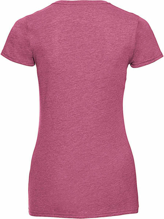 Russell Europe HD R-165F-0 Damen T-shirt Pink Marl