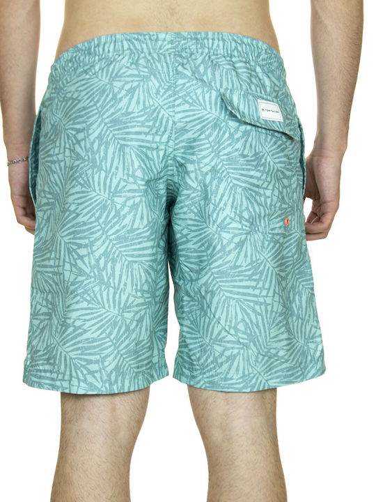 Tom Tailor Men's Swimwear Bermuda Light Blue Floral