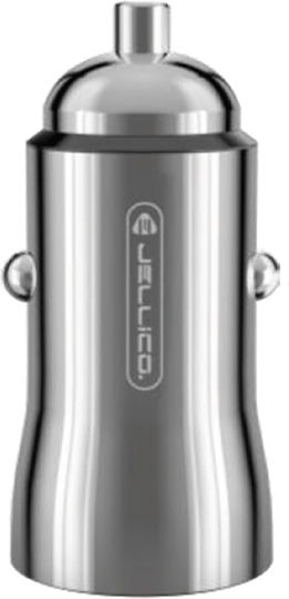 Jellico JC-33 Handy-Autoladegerät mit 2xUSB-A Silber Farbe