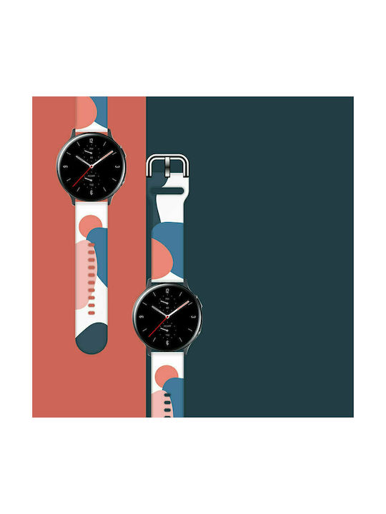 Hurtel Moro Λουράκι Σιλικόνης Camo Black (10) (Galaxy Watch (46mm) / Gear S3)