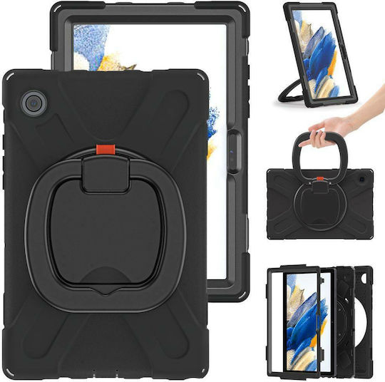 Tech-Protect X-Armor Задна корица Устойчив Черен (Галакси Таб А8) TPXACSAMA8B