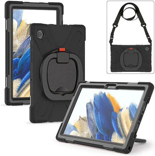 Tech-Protect X-Armor Задна корица Устойчив Черен (Галакси Таб А8) TPXACSAMA8B