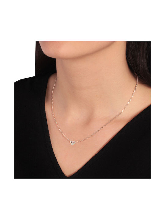 Silver platinum plated necklace Chain Chain Original Letter Ps