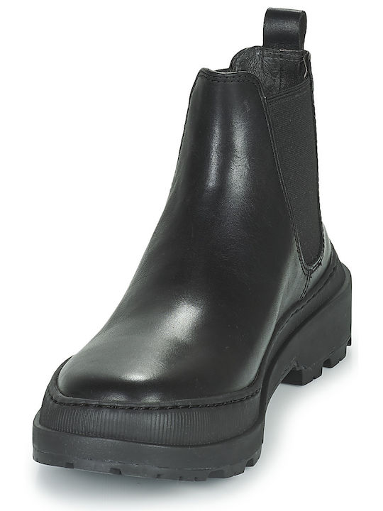 Brutus Leather Women's Chelsea Ankle Boots Black
