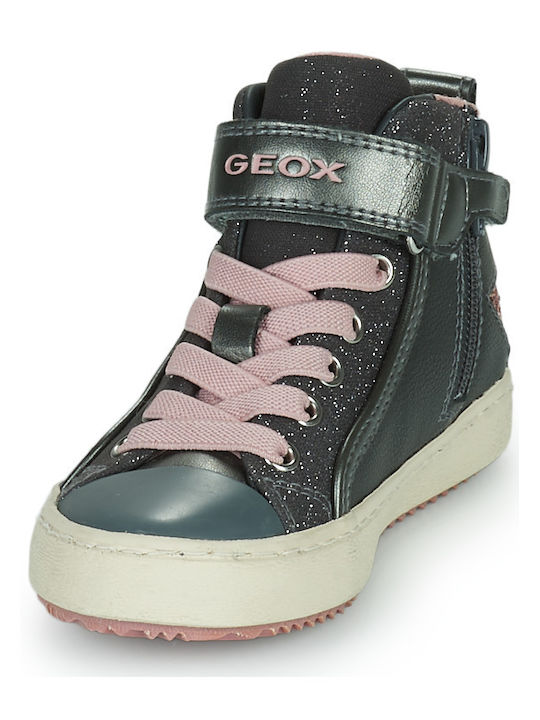 Kalispera Kids Sneakers High with Scratch Gray