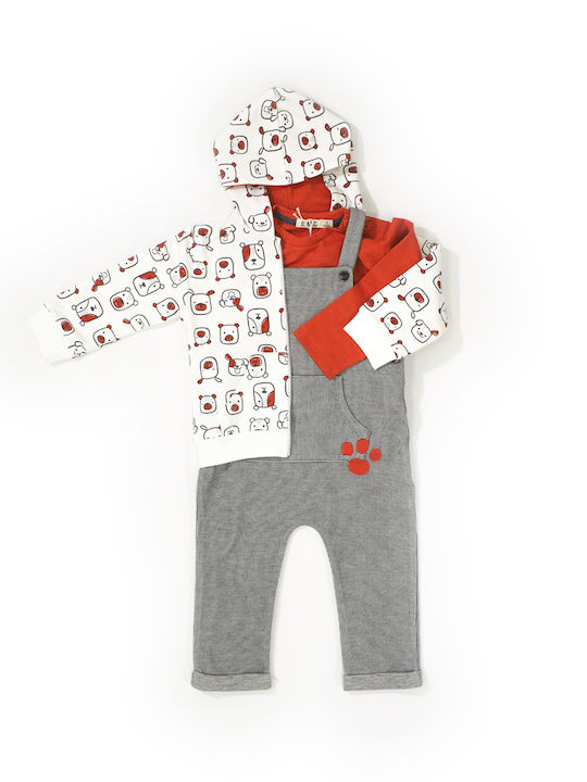 EMC Kids Set with Pants Winter 2pcs Red