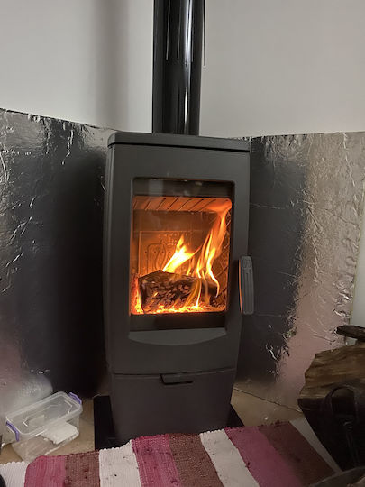 Plamen Gala Cast Iron Wood Stove 8kW Black
