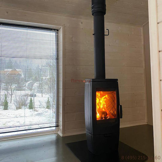 Plamen Gala Cast Iron Wood Stove 8kW Black