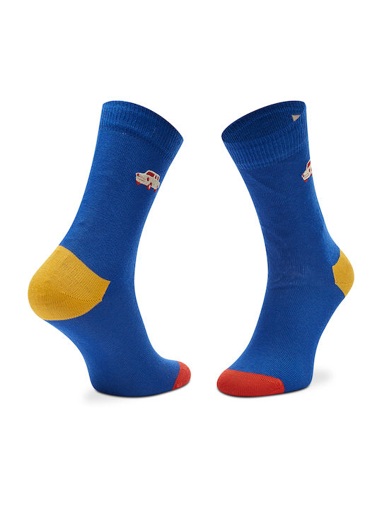 Happy Socks Boys Knee-High Socks Blue