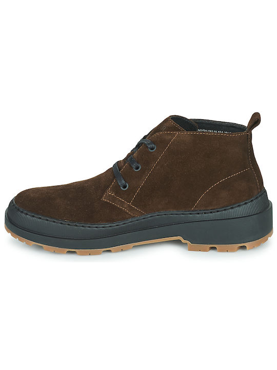 Brutus Trek Men's Suede Boots Brown